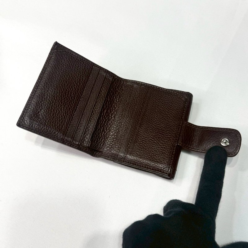 GUCCI 復古馬銜扣對開短夾-4