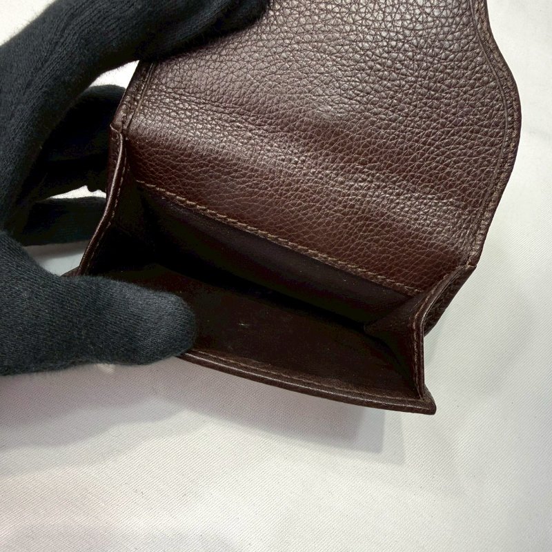 GUCCI 復古馬銜扣對開短夾-5