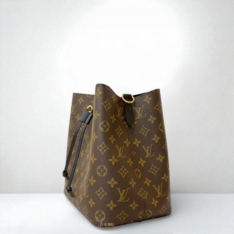 LV原花黑色水桶包MM/M44020-1