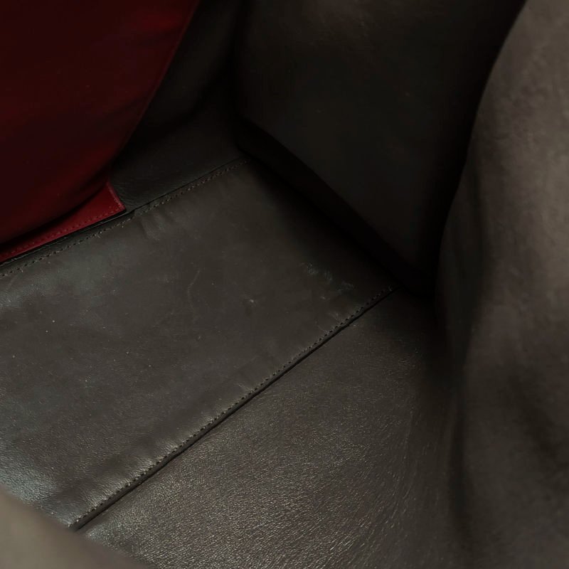 Fendi Peekaboo躲貓貓牛皮純色扭鎖單肩包-8