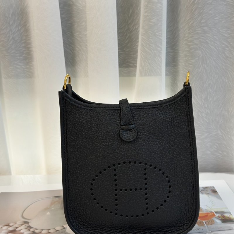 HERMES Mini evelyne - 黑金 B-2
