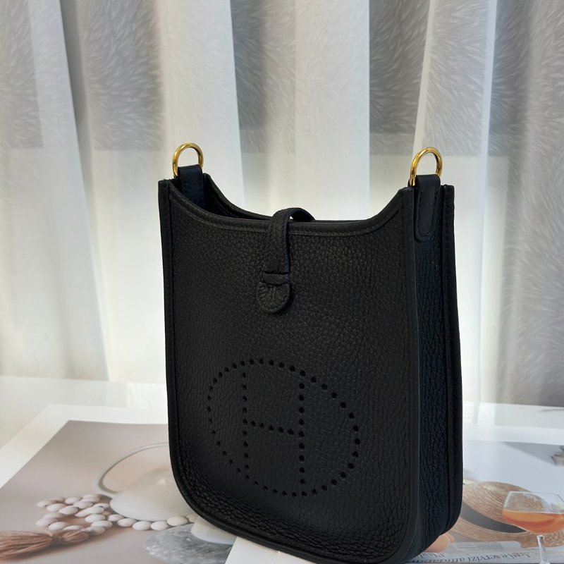 HERMES Mini evelyne - 黑金 B-4
