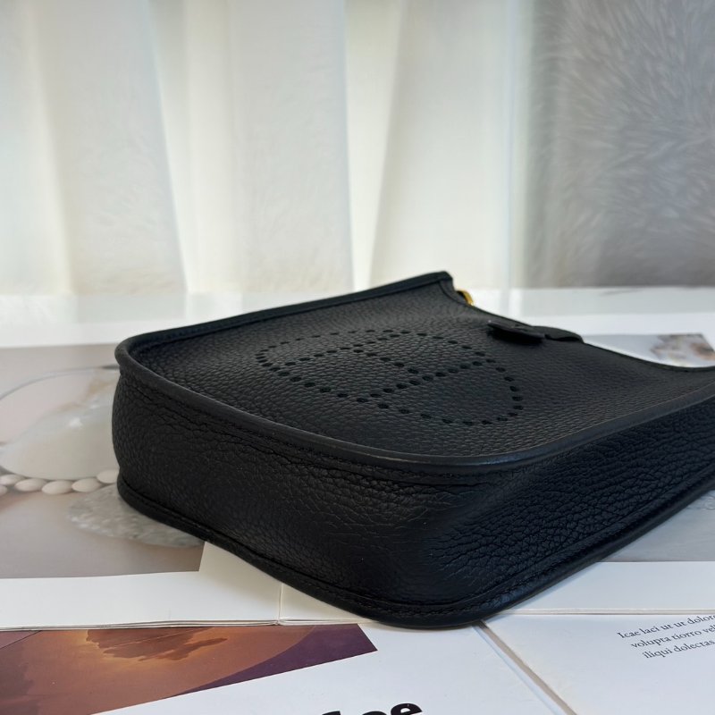HERMES Mini evelyne - 黑金 B-6