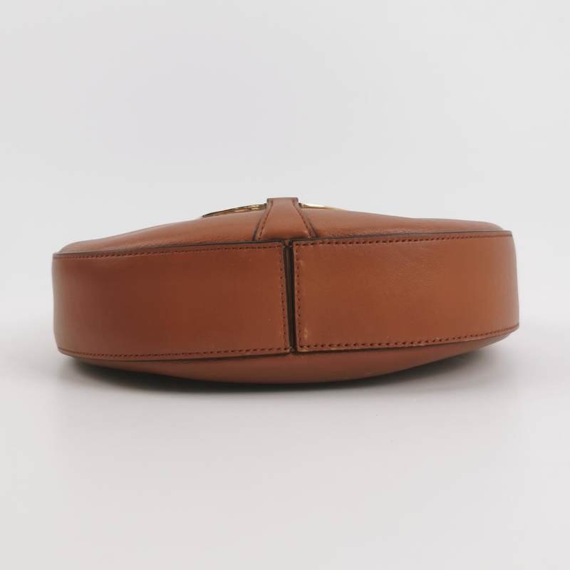 Loewe Joyce牛皮純色logo圓環斜挎包單肩包-5