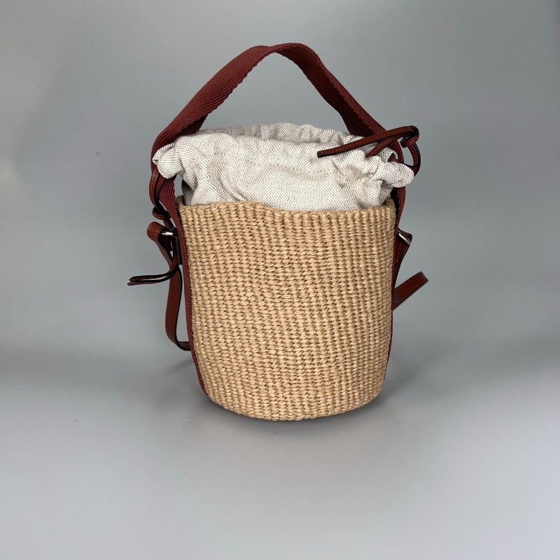 CHLOE 圓標編織水桶包-1