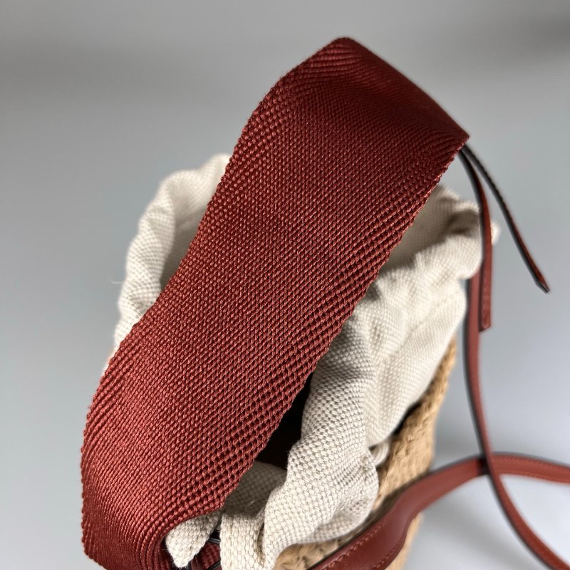 CHLOE 圓標編織水桶包-9