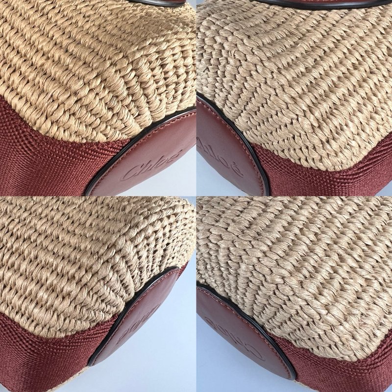 CHLOE 圓標編織水桶包-11