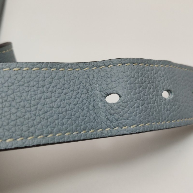 Hermes Etribelt35手提包Togo牛皮銀扣P0木偶灰框Q刻-10