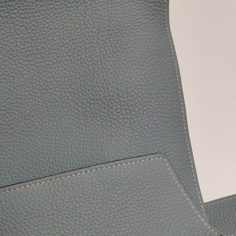 Hermes Etribelt35手提包Togo牛皮銀扣P0木偶灰框Q刻-14