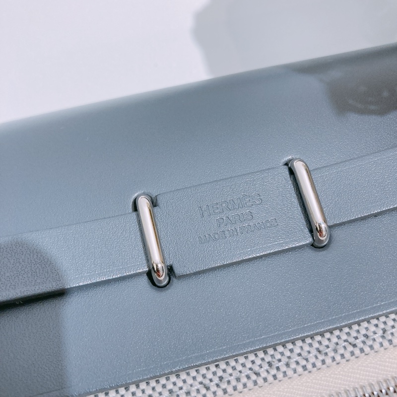 TW4642 HERMES 愛馬仕迷你翻蓋式肩帶包包MINI HERBAG CANVAS-20