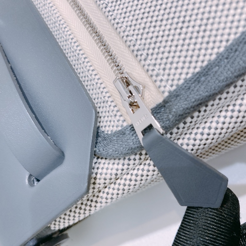 TW4642 HERMES 愛馬仕迷你翻蓋式肩帶包包MINI HERBAG CANVAS-21