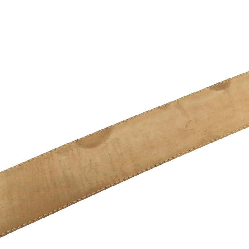 酒紅色 牛皮 雙G印花 皮帶 96公分【GUCCI 古馳】 281548-7