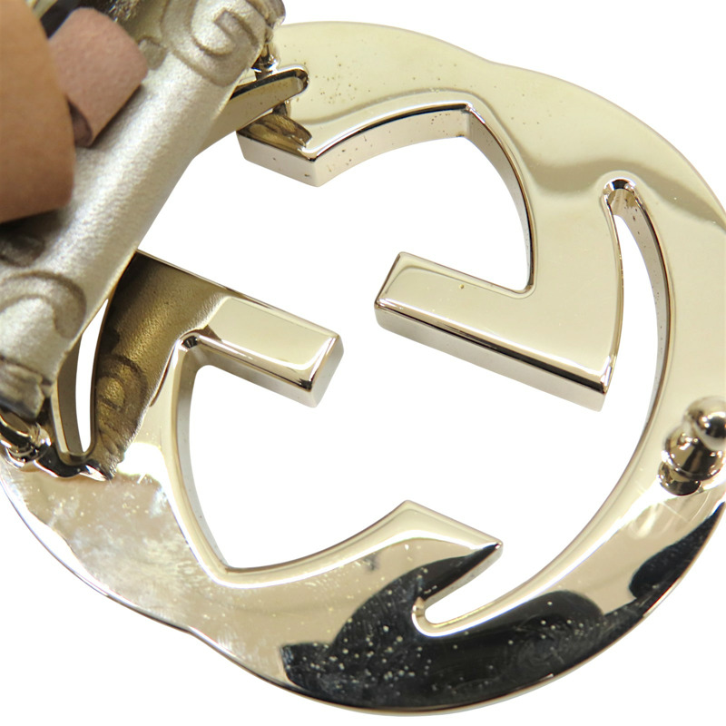 淺褐色 牛皮 腰帶 皮帶【GUCCI 古馳】 114876-6