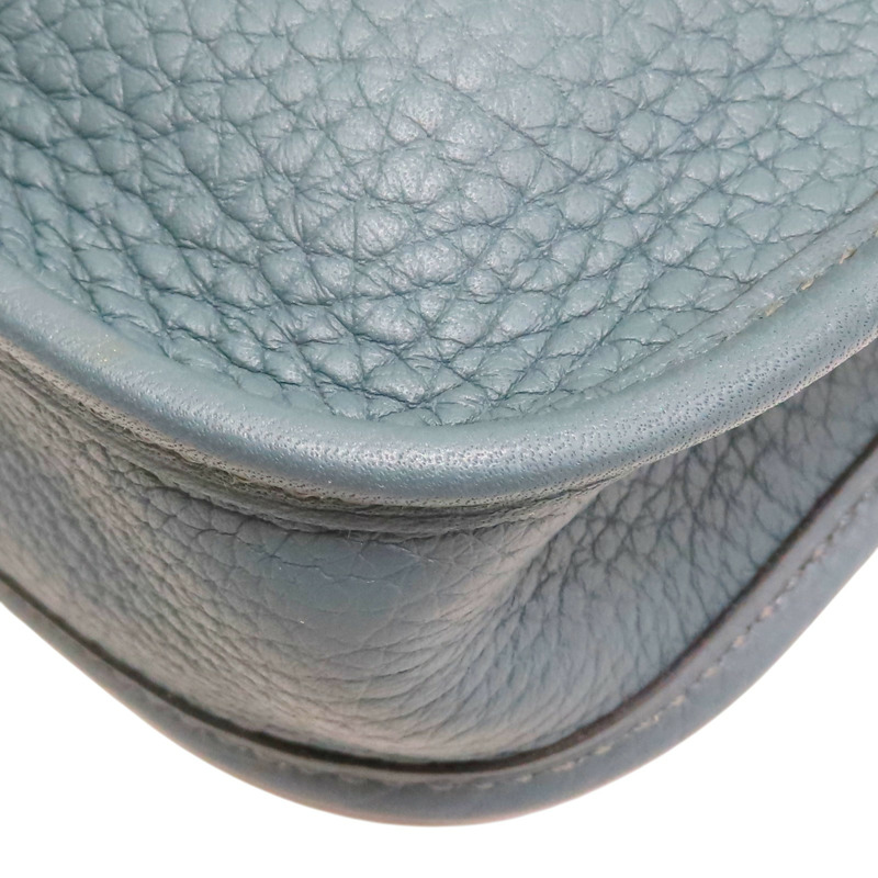 藍灰色 TC牛皮 Mini Evelyne 肩背包 Z刻【HERMES 愛馬仕】 H085945CK-12