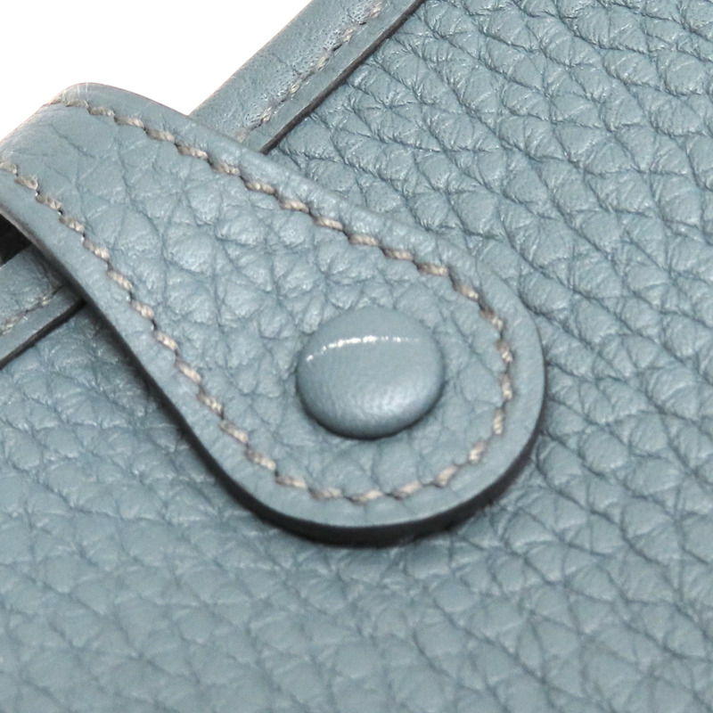 藍灰色 TC牛皮 Mini Evelyne 肩背包 Z刻【HERMES 愛馬仕】 H085945CK-13
