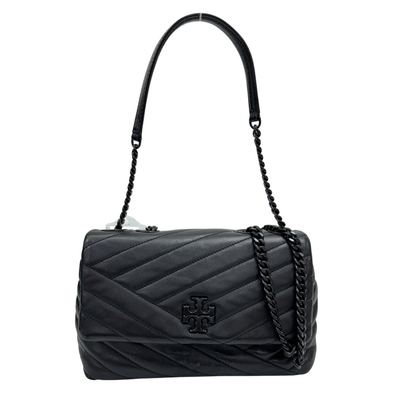 黑色 皮革 Kira Small Bag 肩背包 【TORY BURCH 湯麗柏琦】 90856-0