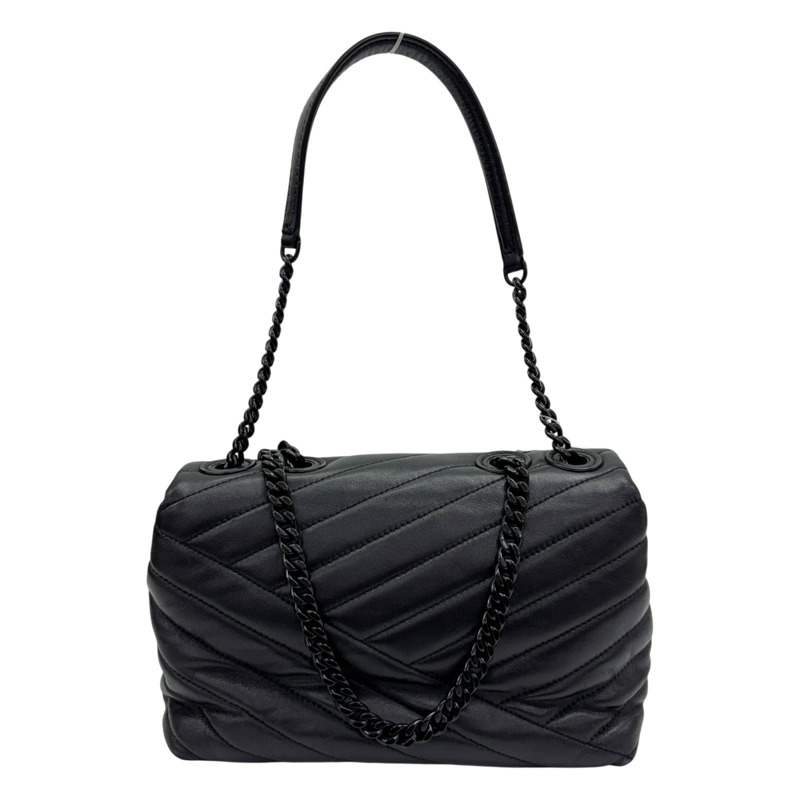 黑色 皮革 Kira Small Bag 肩背包 【TORY BURCH 湯麗柏琦】 90856-2