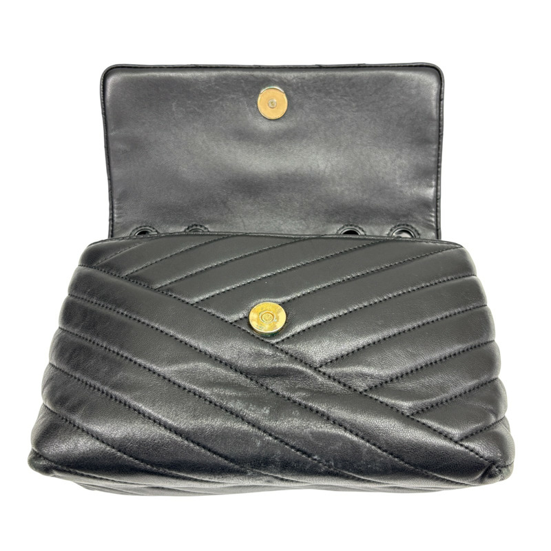 黑色 皮革 Kira Small Bag 肩背包 【TORY BURCH 湯麗柏琦】 90856-4