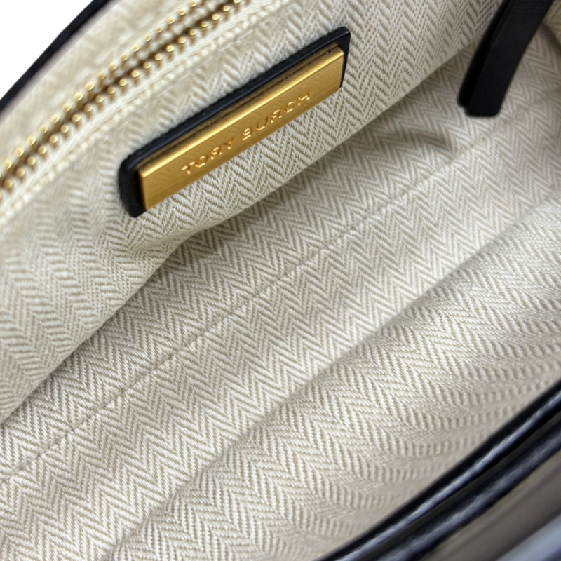 黑色 皮革 Kira Small Bag 肩背包 【TORY BURCH 湯麗柏琦】 90856-5