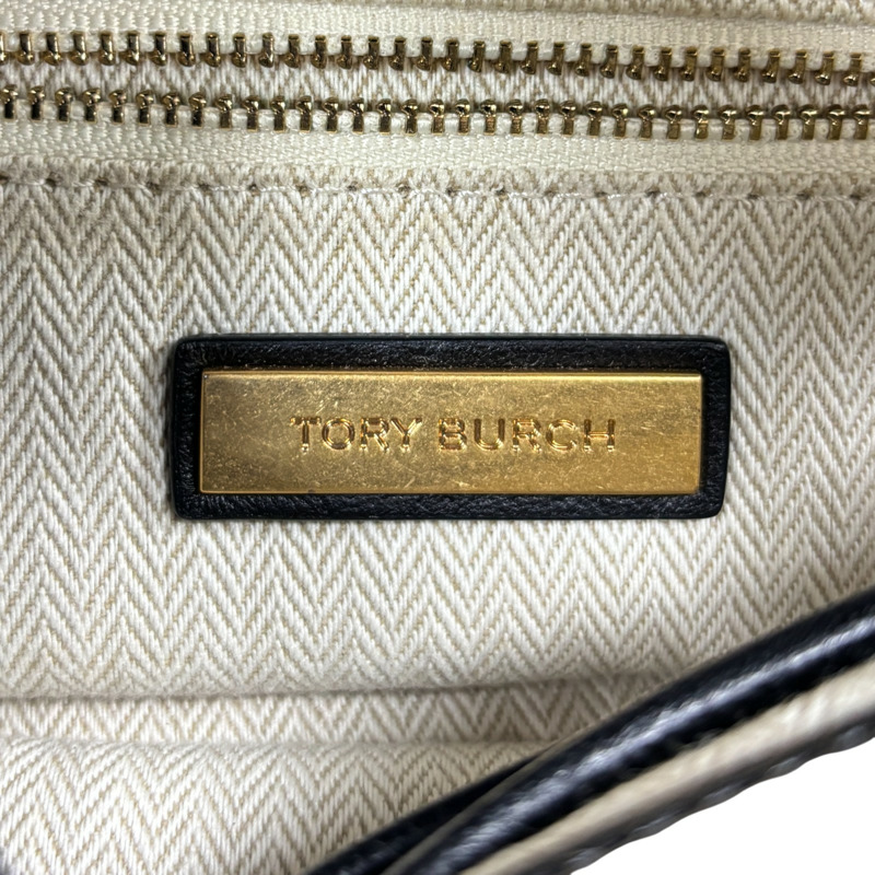 黑色 皮革 Kira Small Bag 肩背包 【TORY BURCH 湯麗柏琦】 90856-6