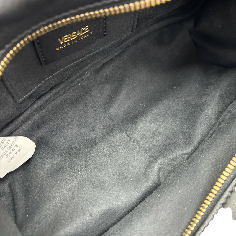纳帕皮革 黑色 Versace Tag 保龄球包 【VERSACE 凡賽斯】 1015792-4