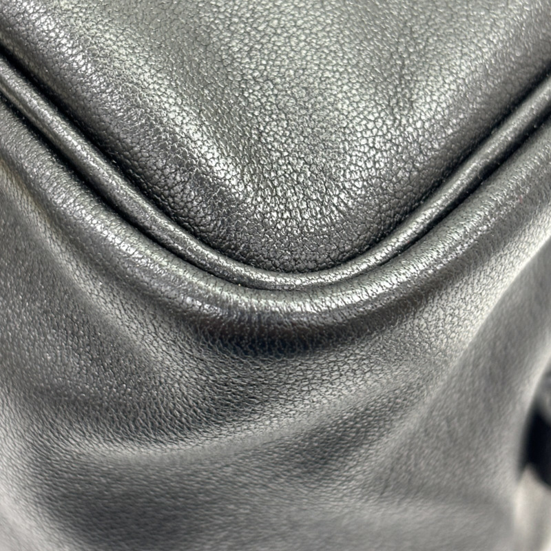 纳帕皮革 黑色 Versace Tag 保龄球包 【VERSACE 凡賽斯】 1015792-10