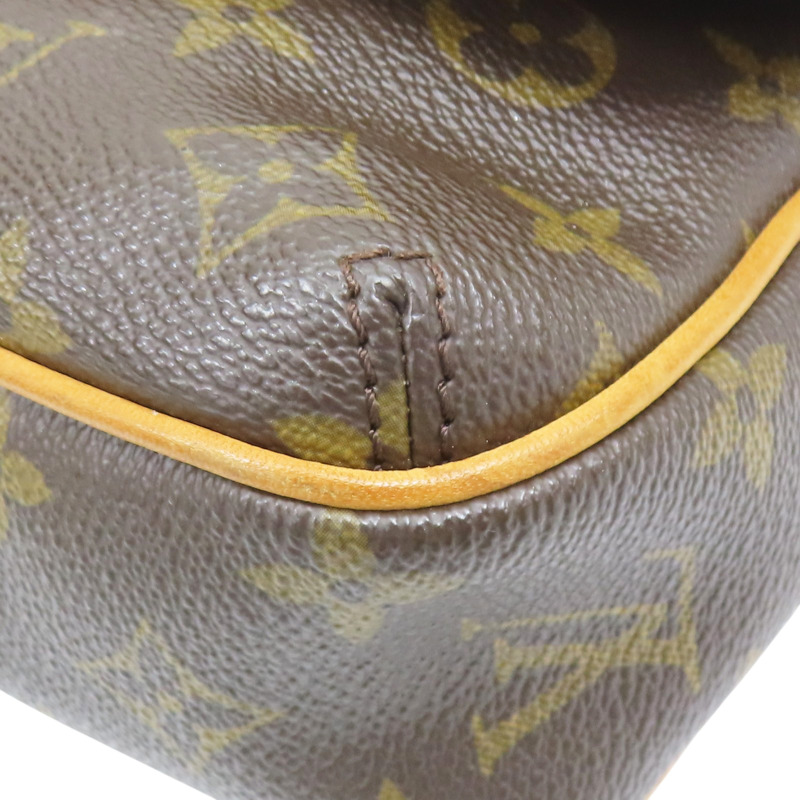 棕色 原花 帆布 Tikal PM 肩背包【LOUIS VUITTON LV 路易威登】 M40078-9