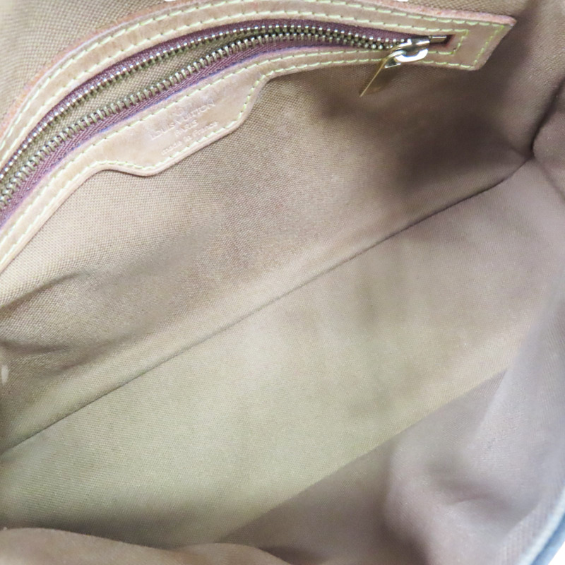 棕色 原花 帆布 Mini Looping 肩背包【LOUIS VUITTON LV 路易威登】 M51147-4