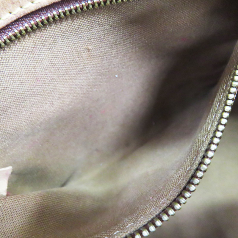 棕色 原花 帆布 Mini Looping 肩背包【LOUIS VUITTON LV 路易威登】 M51147-5