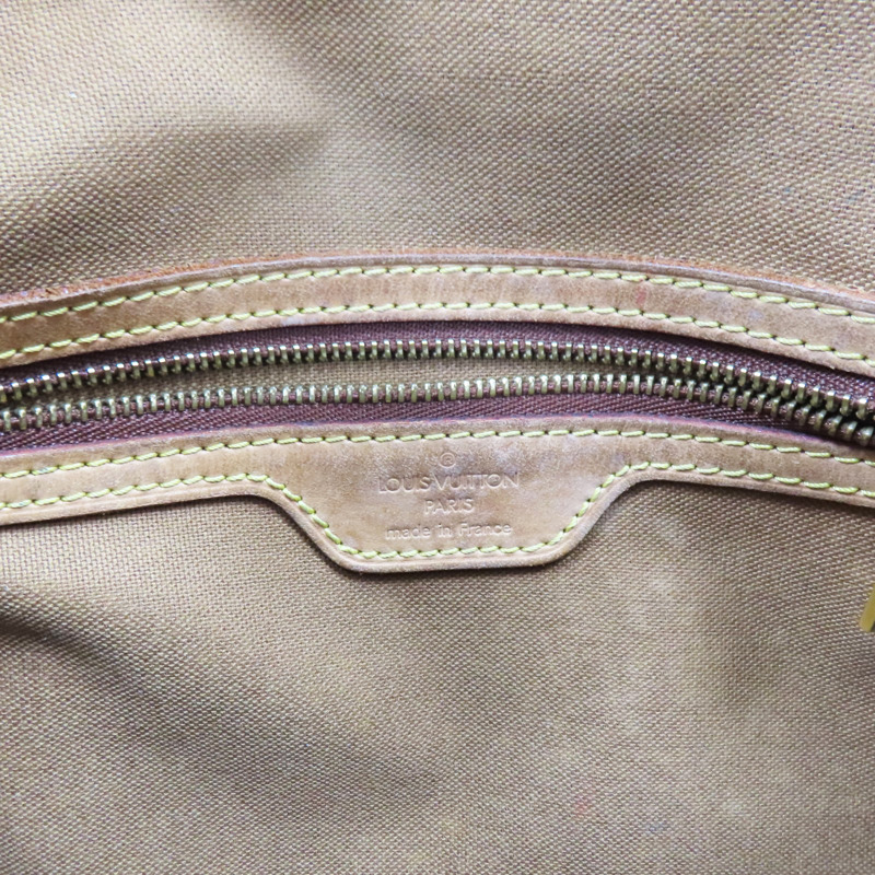 棕色 原花 帆布 Mini Looping 肩背包【LOUIS VUITTON LV 路易威登】 M51147-6