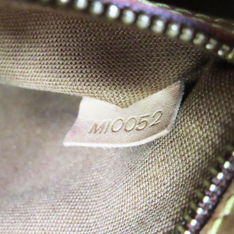 棕色 原花 帆布 Mini Looping 肩背包【LOUIS VUITTON LV 路易威登】 M51147-7