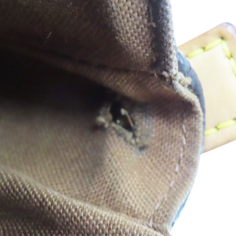 棕色 原花 帆布 Mini Looping 肩背包【LOUIS VUITTON LV 路易威登】 M51147-14