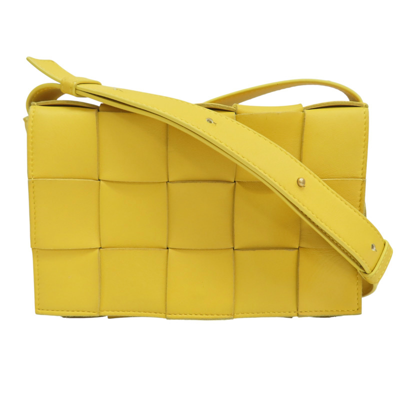 黃色 羊皮 肩背包【BOTTEGA VENETA BV 寶緹嘉】 578004 VMAY1-0