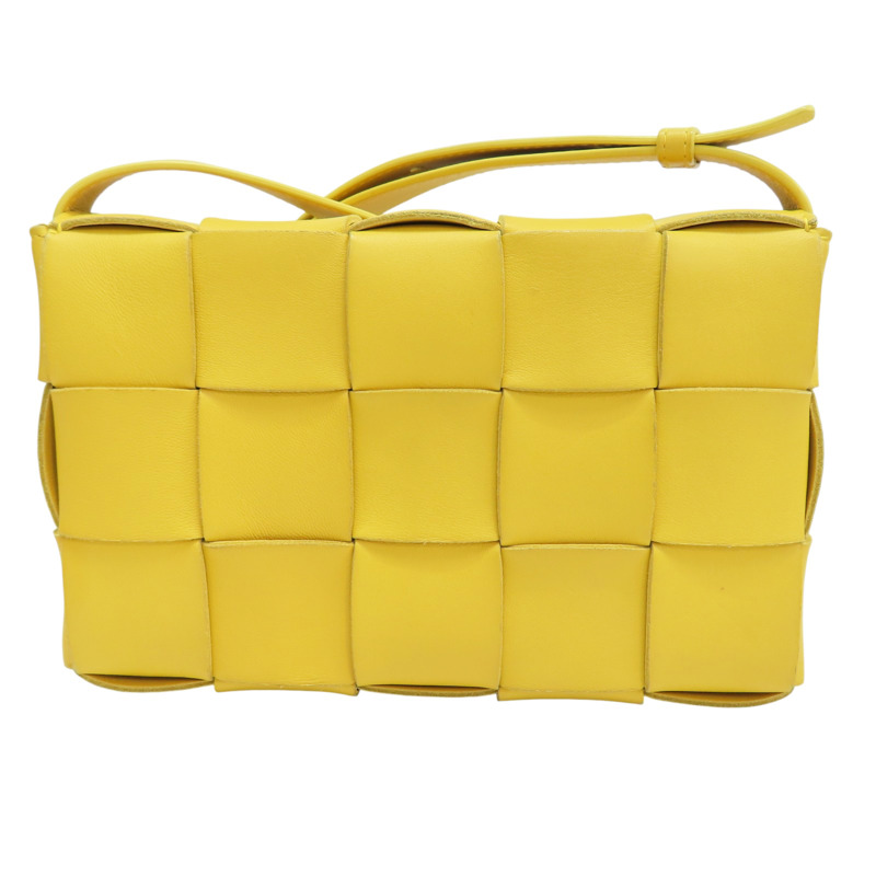 黃色 羊皮 肩背包【BOTTEGA VENETA BV 寶緹嘉】 578004 VMAY1-1