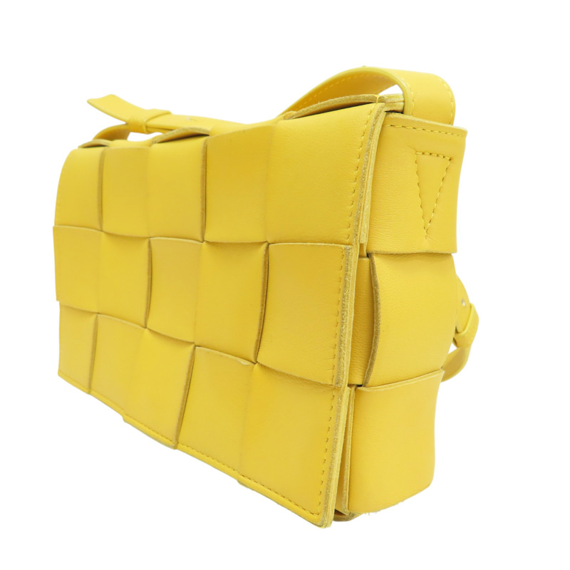 黃色 羊皮 肩背包【BOTTEGA VENETA BV 寶緹嘉】 578004 VMAY1-2