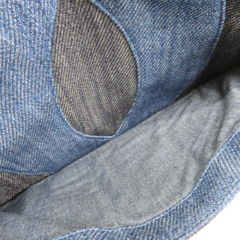 藍色 丹寧布 托特包 金釦【CHANEL 香奈兒】 AS3857-6