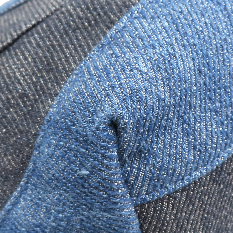 藍色 丹寧布 托特包 金釦【CHANEL 香奈兒】 AS3857-10