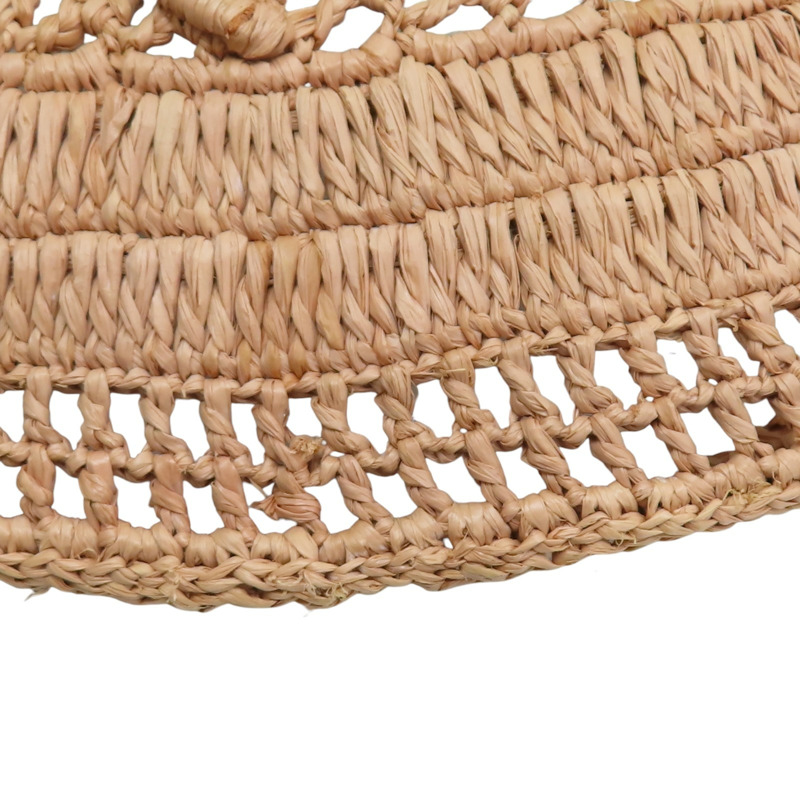 粉色 草編 summer banana hobo bag 手提包【Chloe 克羅伊】 CH25US902P0824M-12