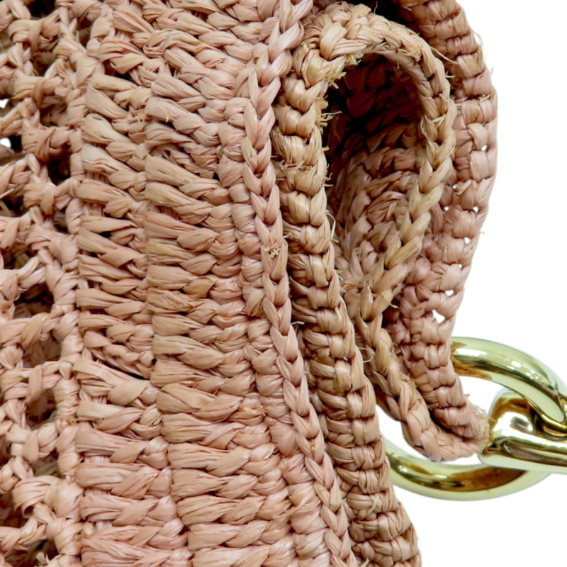 粉色 草編 summer banana hobo bag 手提包【Chloe 克羅伊】 CH25US902P0824M-15