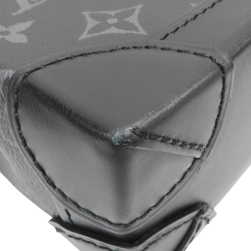 黑色 原花帆布 Nano Steamer 肩背包【LOUIS VUITTON LV 路易威登】 M82774-7