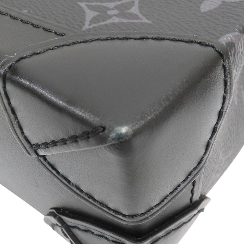 黑色 原花帆布 Nano Steamer 肩背包【LOUIS VUITTON LV 路易威登】 M82774-8