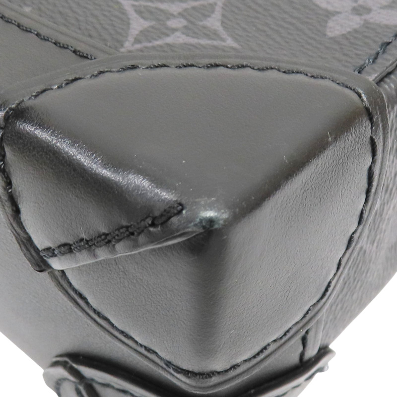 黑色 原花帆布 Nano Steamer 肩背包【LOUIS VUITTON LV 路易威登】 M82774-10