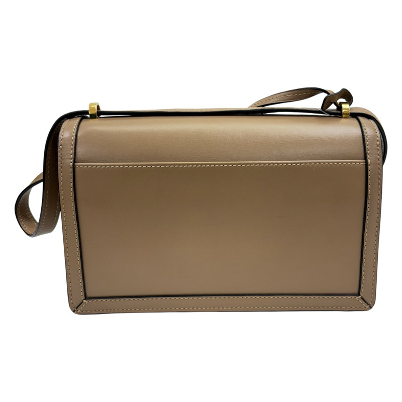 棕色 皮革 Barcelona Midium 肩背包 【LOEWE 羅威】 302.74XM15-2