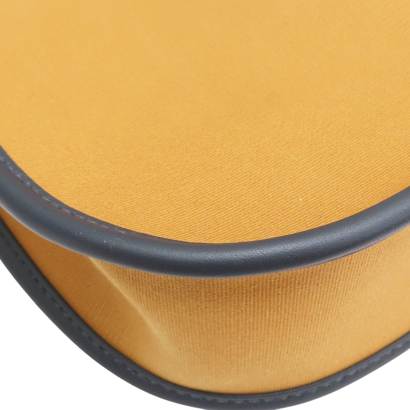 餅乾色帆布 深藍色牛皮 加侖紫內裡 Neo Evelyne 29 肩背包 W刻【HERMES 愛馬仕】 H084546CKAE-11