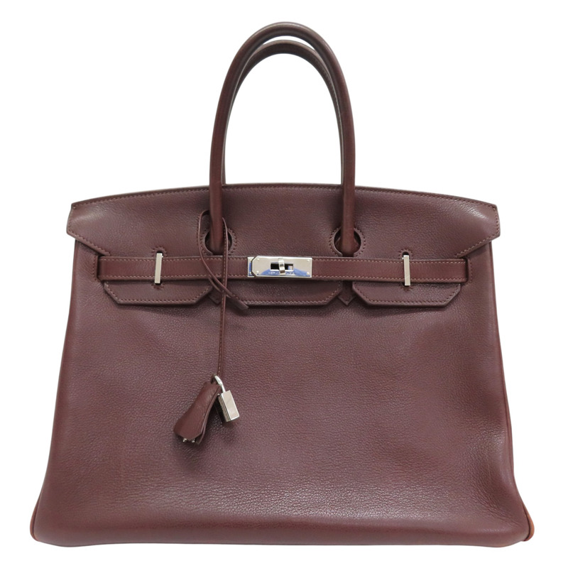雪茄色 Veau Gulliver皮革 Birkin 手提包 口J刻【HERMES 愛馬仕】-0