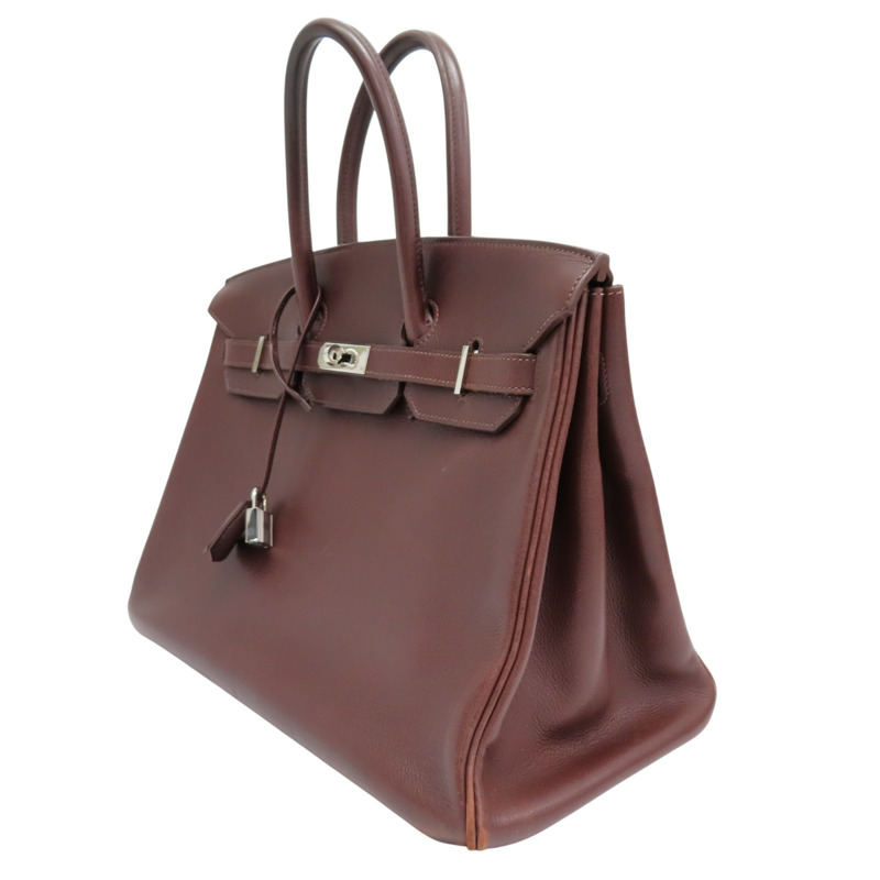 雪茄色 Veau Gulliver皮革 Birkin 手提包 口J刻【HERMES 愛馬仕】-2
