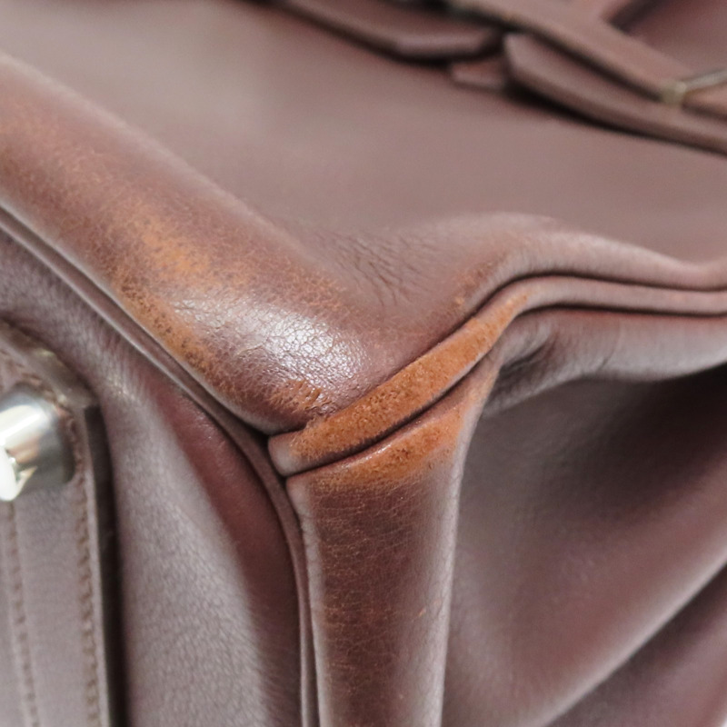 雪茄色 Veau Gulliver皮革 Birkin 手提包 口J刻【HERMES 愛馬仕】-10