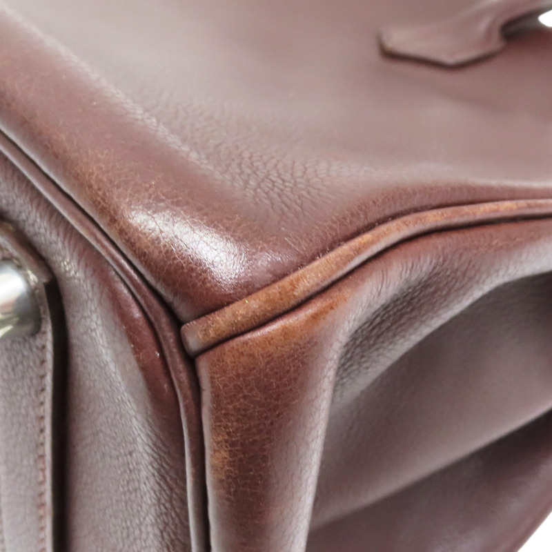 雪茄色 Veau Gulliver皮革 Birkin 手提包 口J刻【HERMES 愛馬仕】-12