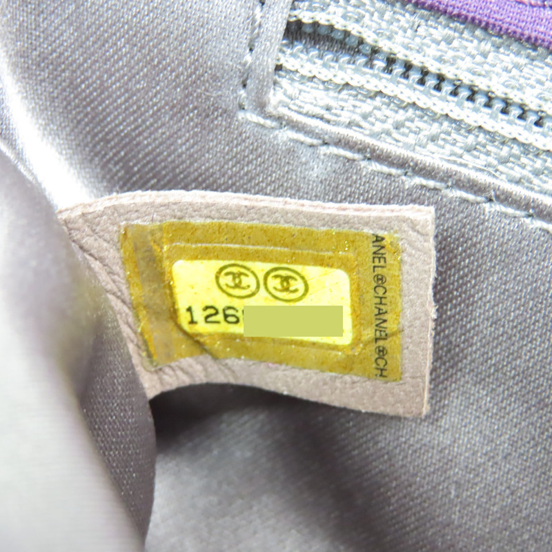 紫色 尼龍 肩背包 銀釦【CHANEL 香奈兒】 A47963-7