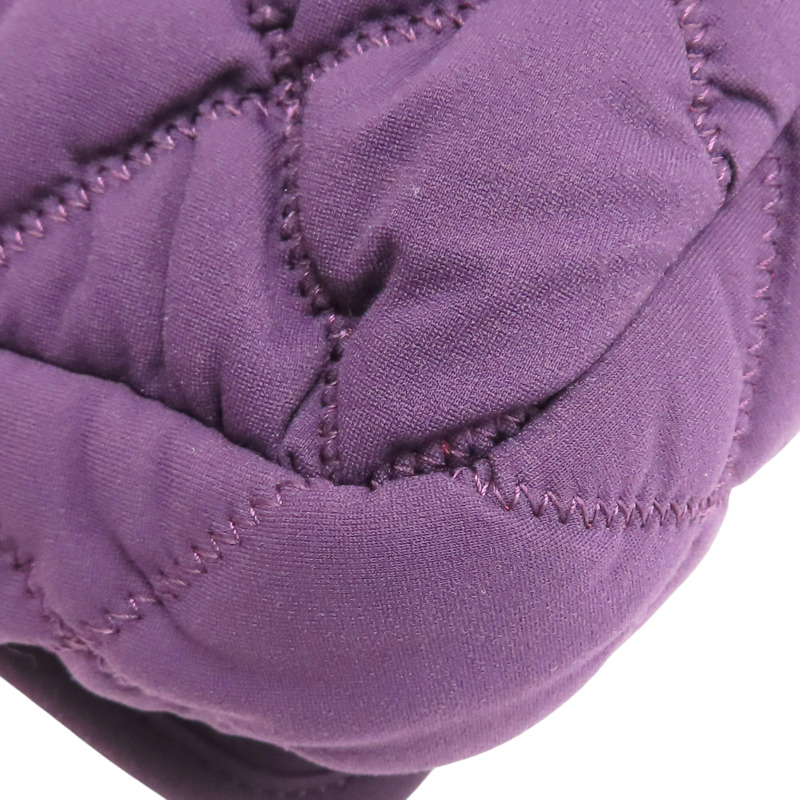 紫色 尼龍 肩背包 銀釦【CHANEL 香奈兒】 A47963-12